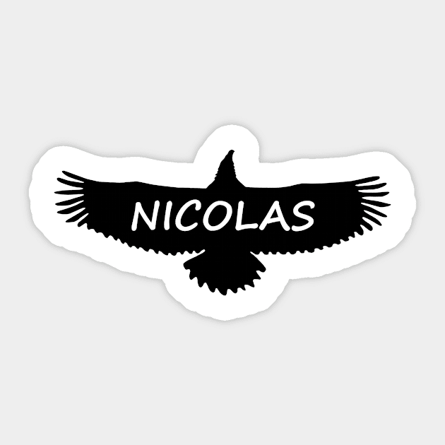 Nicolas Eagle Sticker by gulden